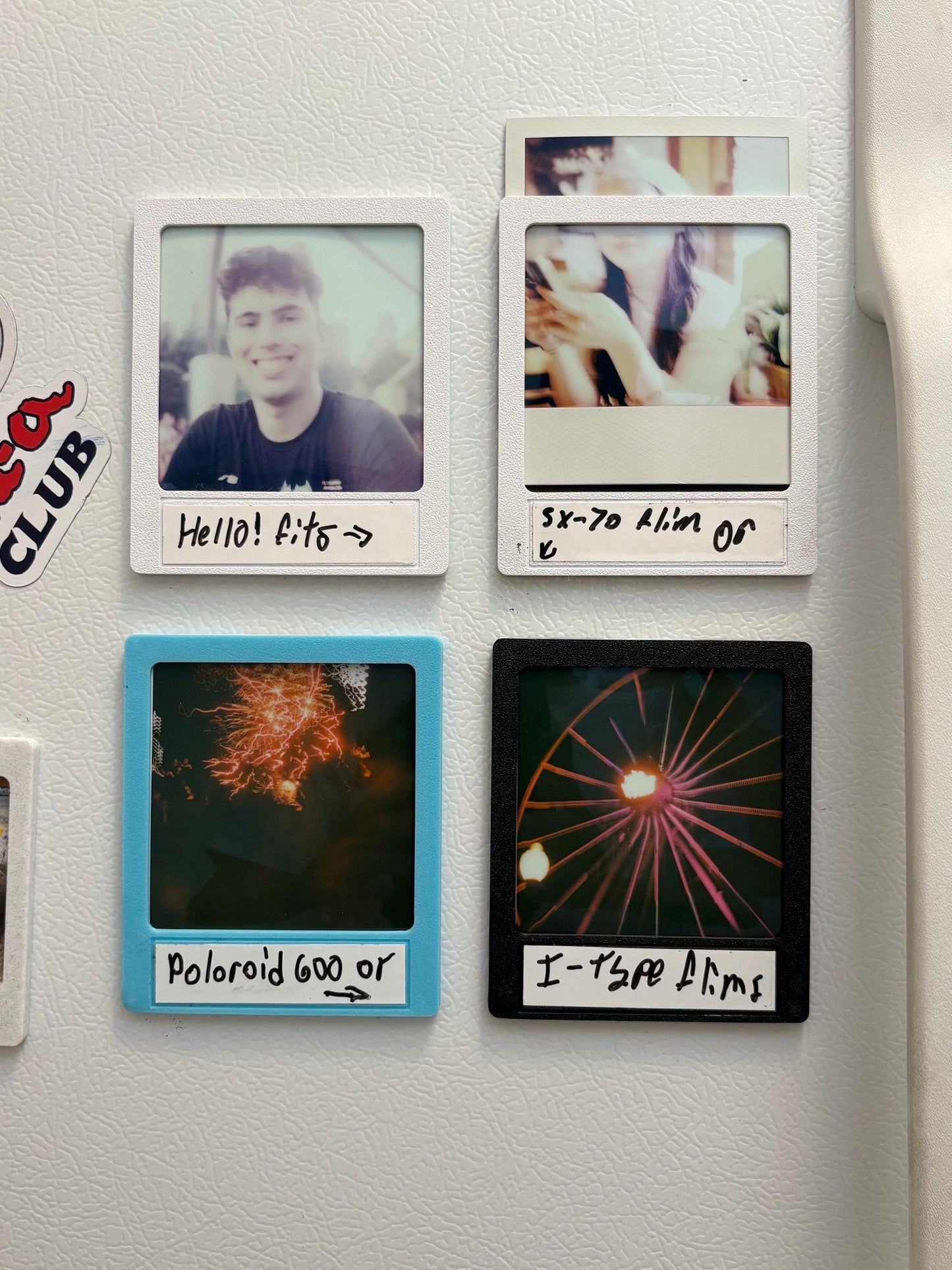 Polaroid Magnetic Photo Frame with Dry Erase Label: Fits SX-70, 600 & I-Type Film
