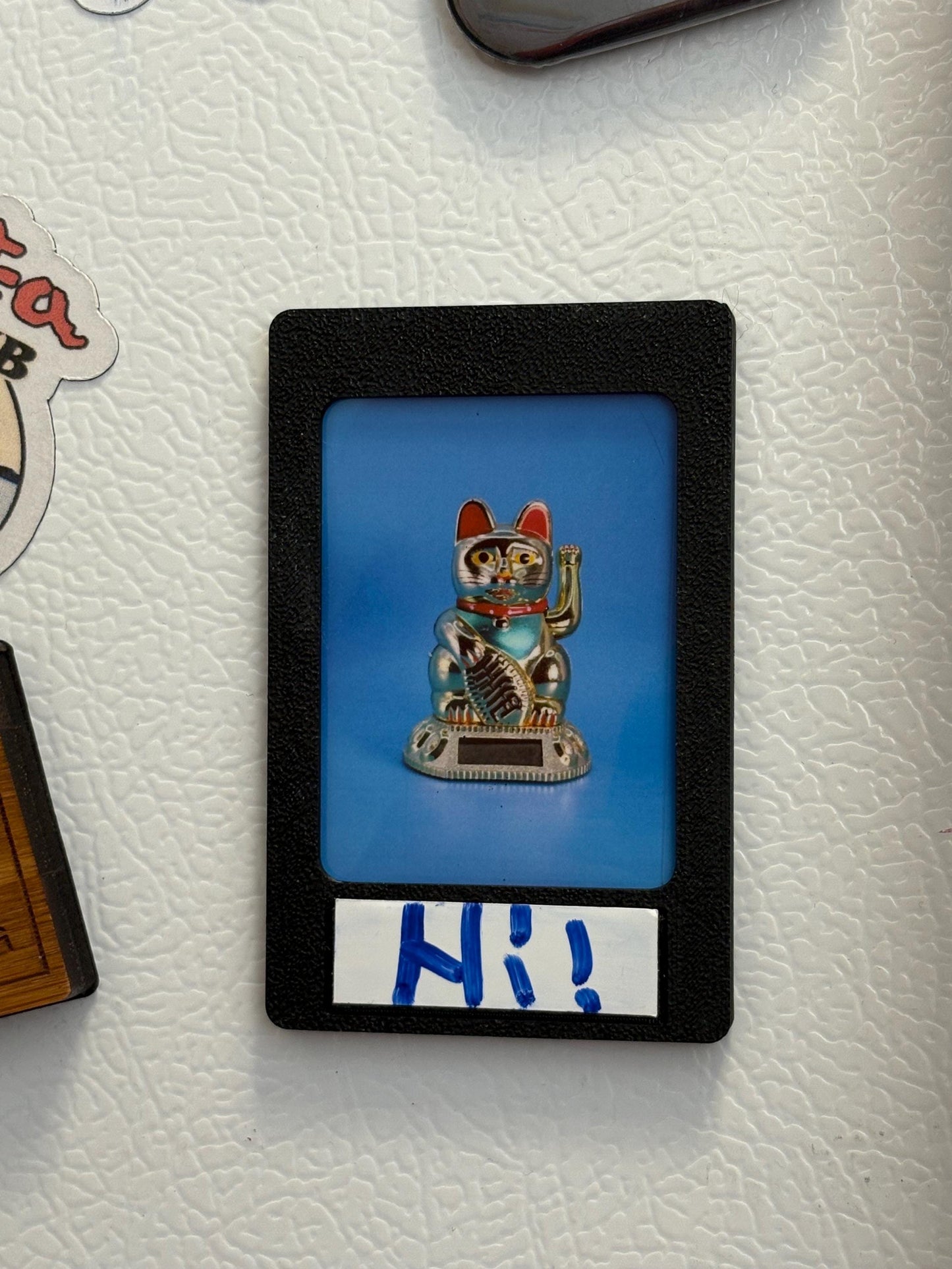 Instax Mini Photo Frame with Dry Erase Label & Magnetic Backing