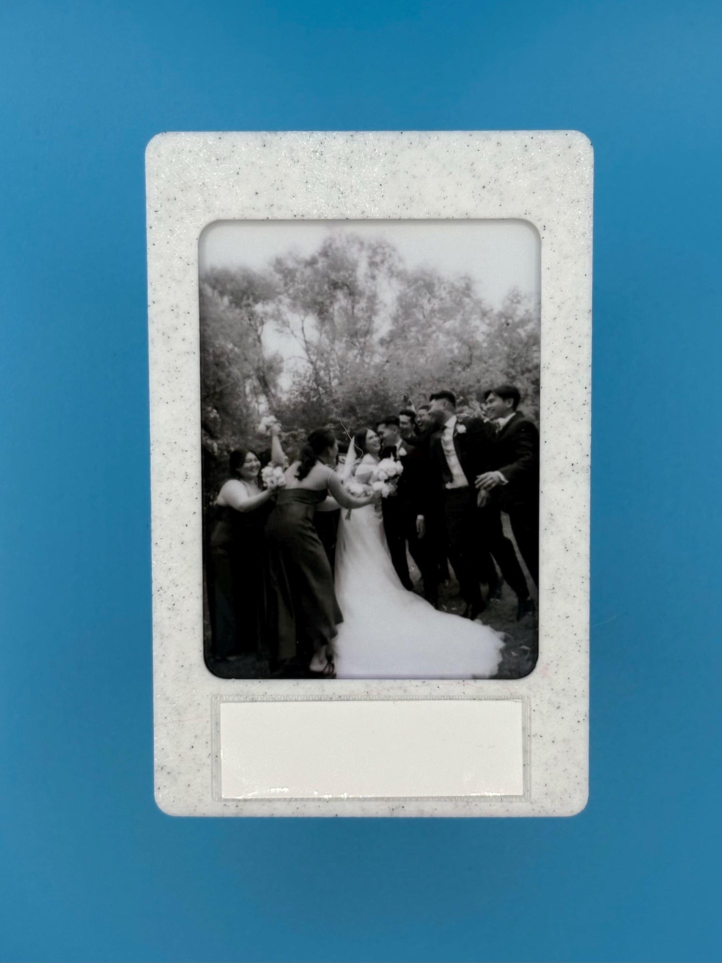 Instax Mini Photo Frame with Dry Erase Label & Magnetic Backing
