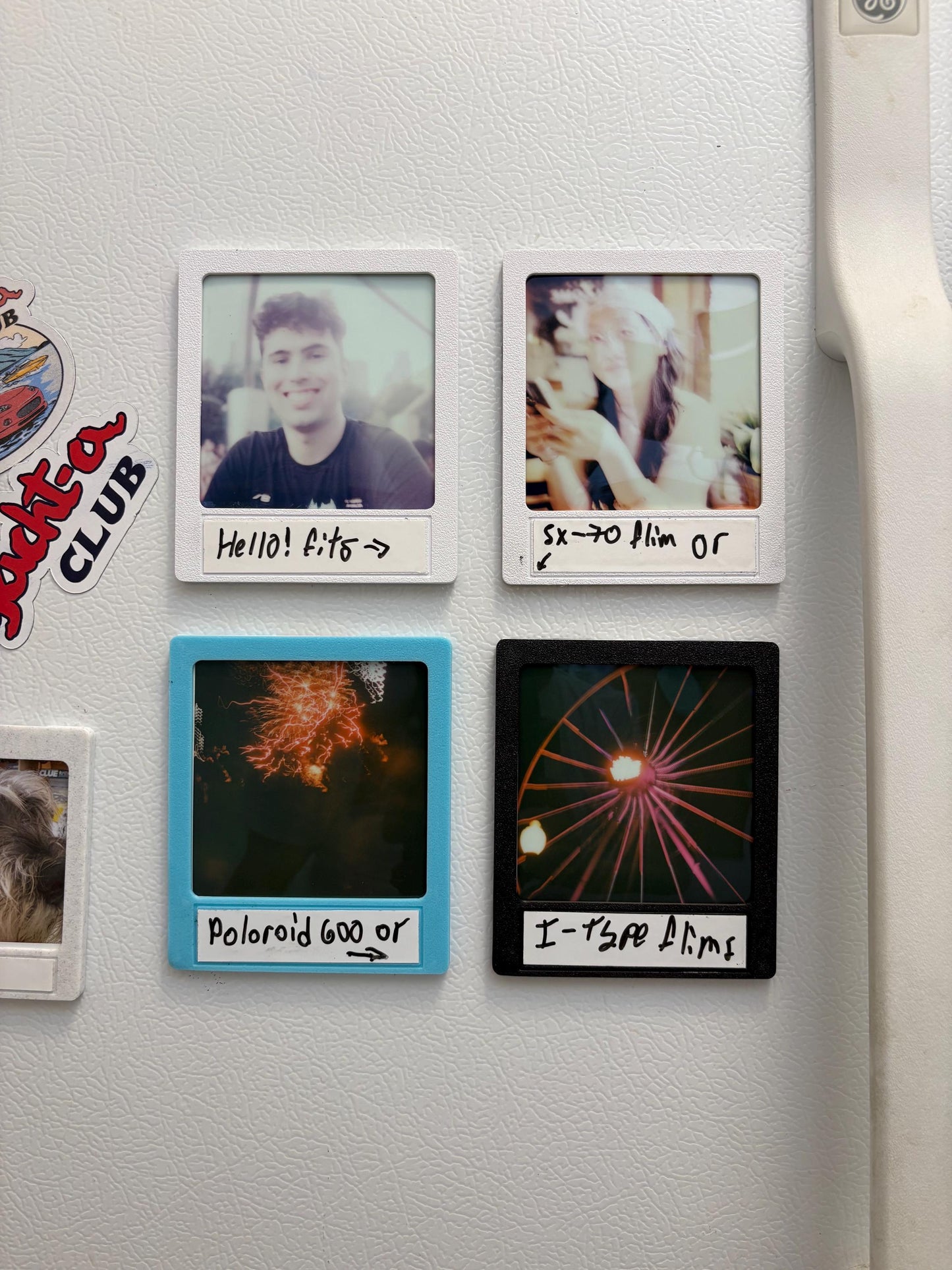 Polaroid Magnetic Photo Frame with Dry Erase Label: Fits SX-70, 600 & I-Type Film