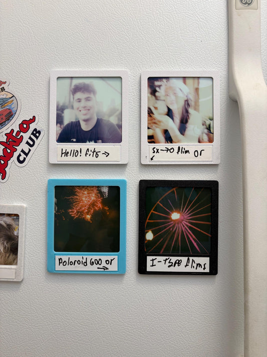 Polaroid Magnetic Photo Frame with Dry Erase Label: Fits SX-70, 600 & I-Type Film